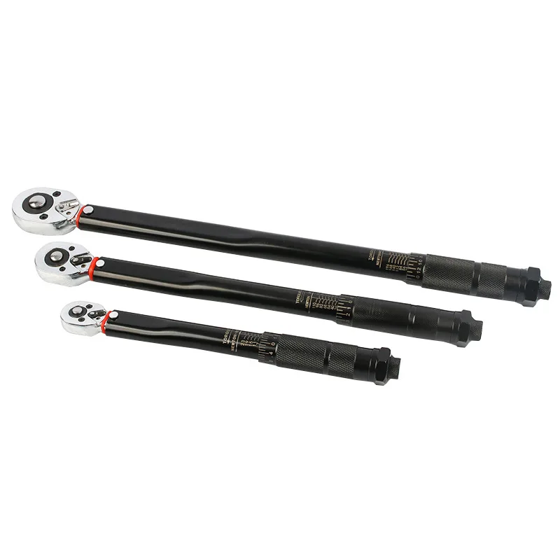 2-210N.m Torque Wrench Square Drive 1/2 3/8 1/4 Preset Car Torques Keys For Bicycle Automotive Force Measure Workshop Hand Tools