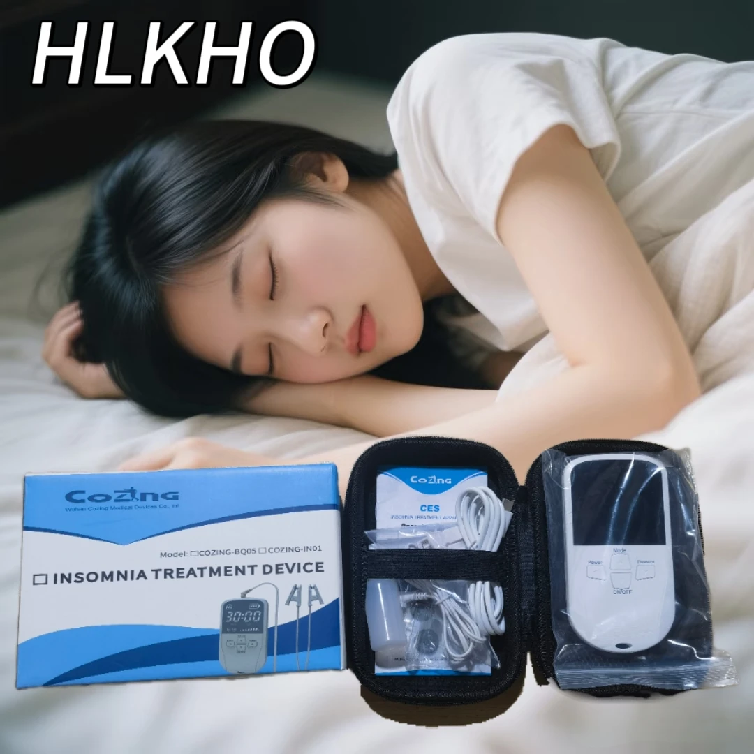 

Portable CES Electrotherapy Device Wearable Ear Clip for Insomnia Relief, Stress Management & Migraine Treatment