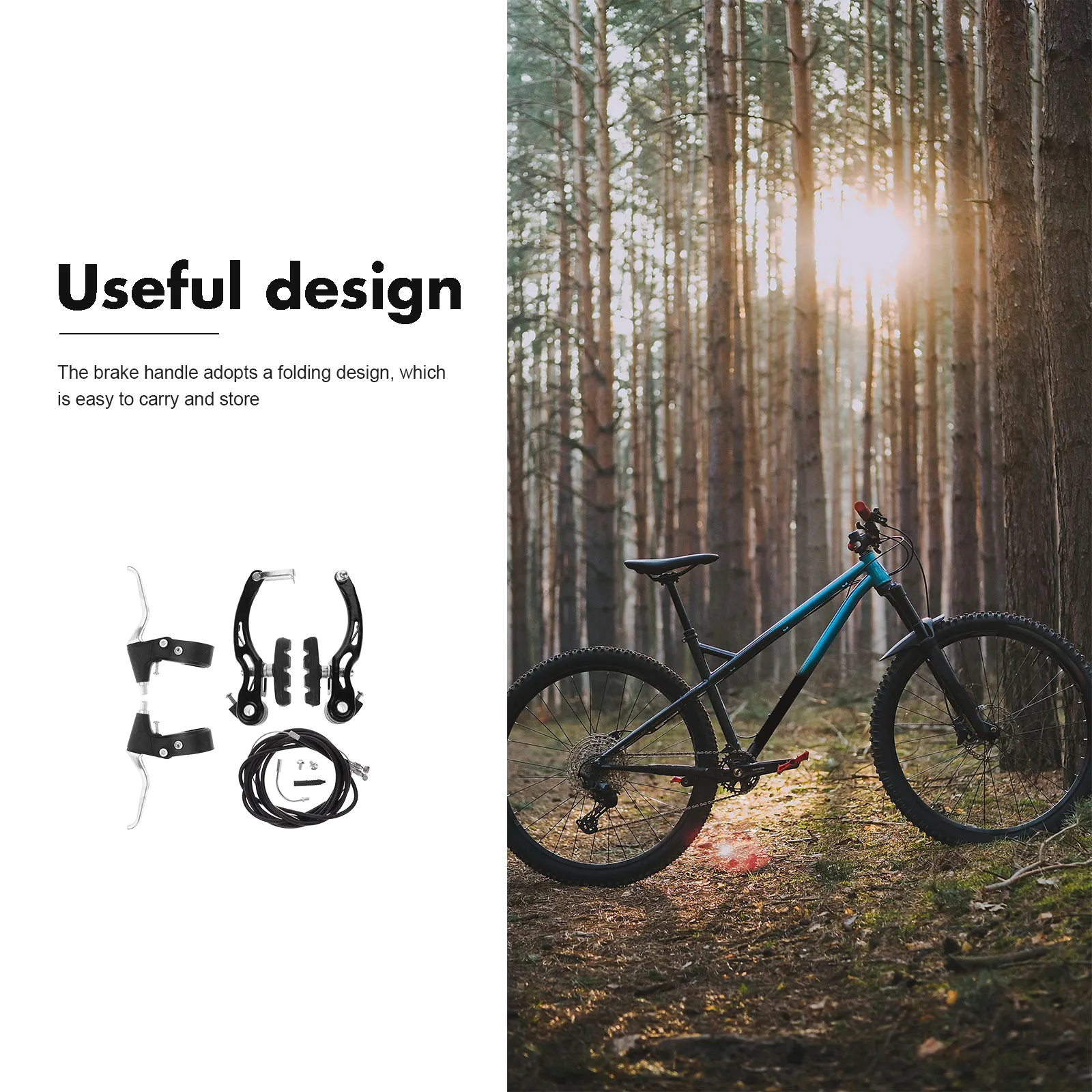 

Комплекты велосипедных тормозов, включая V-образные тормоза, универсальные передние и задние тормозные рычаги, изогнутые трубки, для горных велосипедов