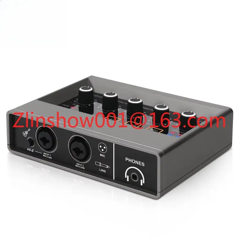 Q-16 Professional Factory High Quality Recording Studio Sound Card USB Audio Interface for Wired Microphone PC