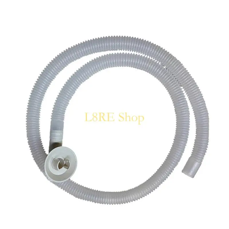 L8RE Multipurpose 100cm Cooling Unit Drain Hose Pipe Adapter Drain Fitting PVC Texture for Home and Office Air Conditioning