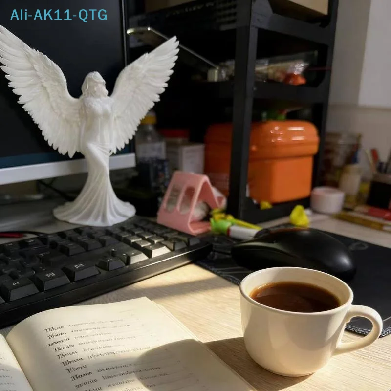 Home Decor White - SICAK! [Yeni] 3D Baskılı Melek/Tanrıça Süsü,
