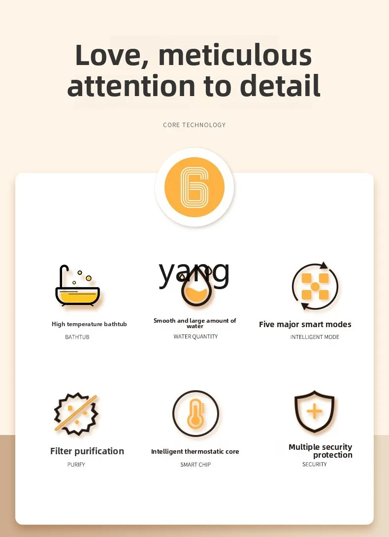 CX bagno domestico frequenza variabile doccia a temperatura costante riscaldamento rapido sopra l'acqua calore grande quantità d'acqua