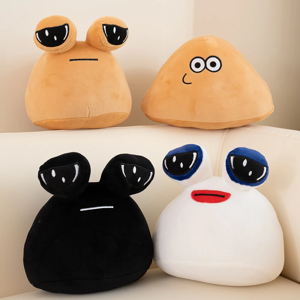 13-40cm Amine My Pet Alien Pou Plush Doll Hot Game Furdiburb Emotion Pou Plushie Cute Alien Stuffed Toy Children Gifts