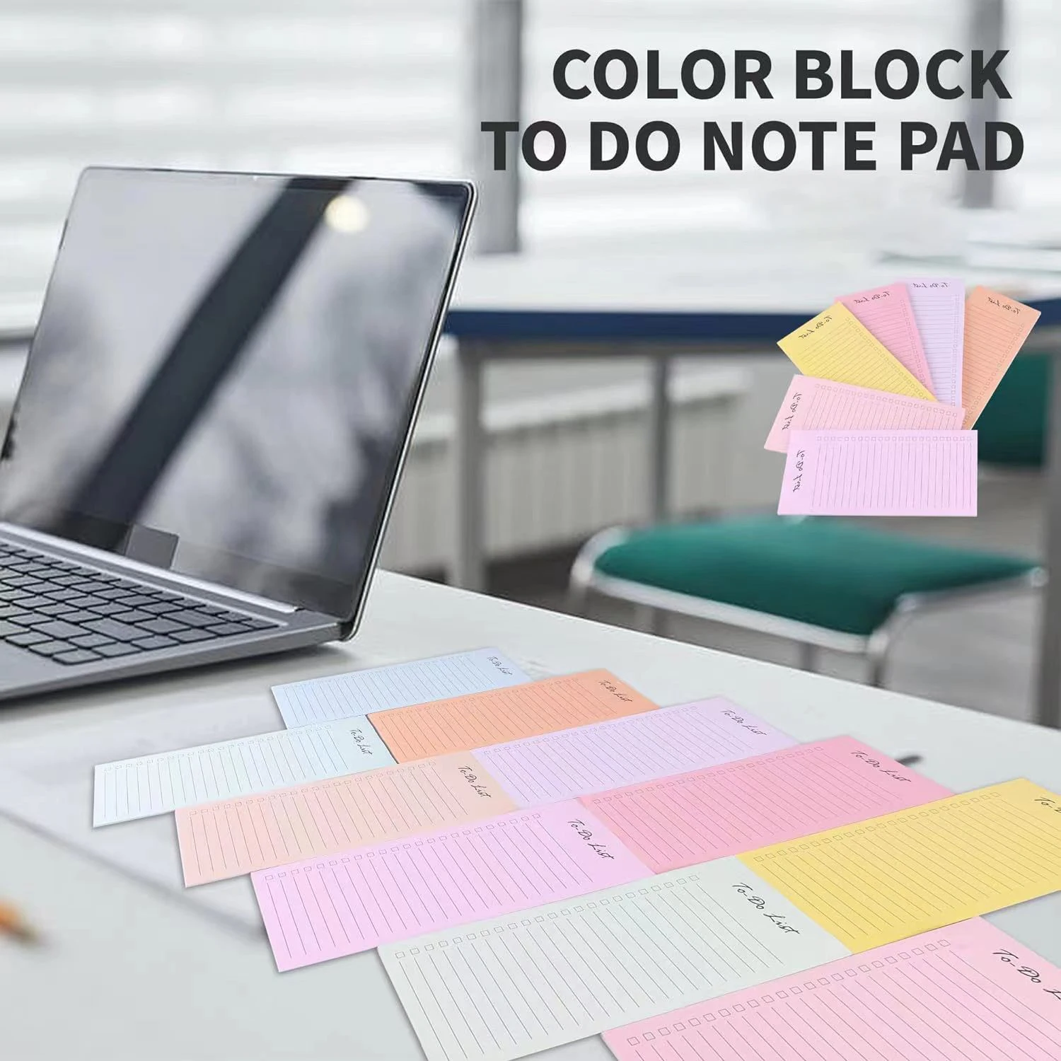 50 Sheets to Do List Notes Daily Checklist Notepads  Each Undated Memo Pad Weekly Plan Notepad Organizer Planners