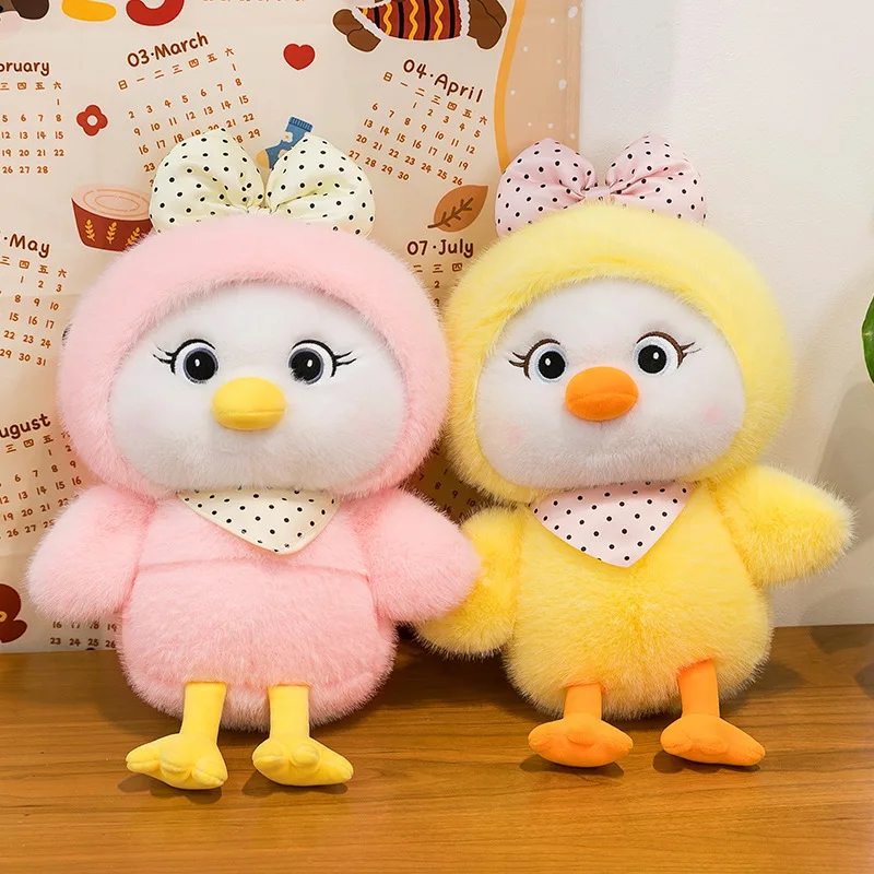

1pcs30cm cute chick doll plush toy cute chicken couple doll children's birthday gift rag doll