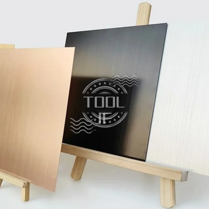 Anodized Aluminum Flat Sheet Plate - Brushed Silver CNC Metal - Thickness 0.5-2mm, Sizes 100x100mm/200x200mm/200x300mm/300x300mm