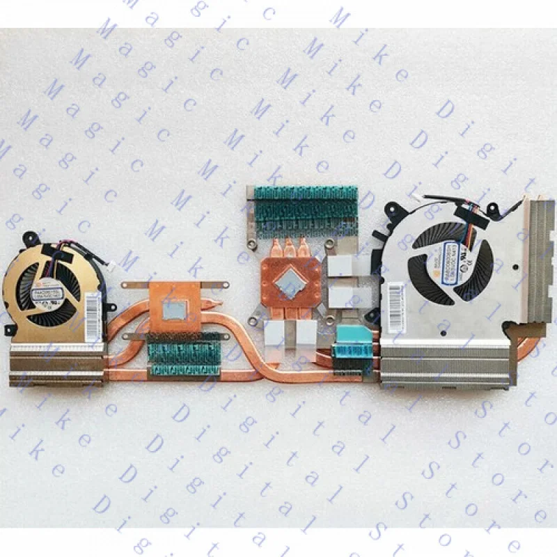 UU  FOR MSI GF65 Laptop CPU Graphics Heatsink Cooler Cooling Fan