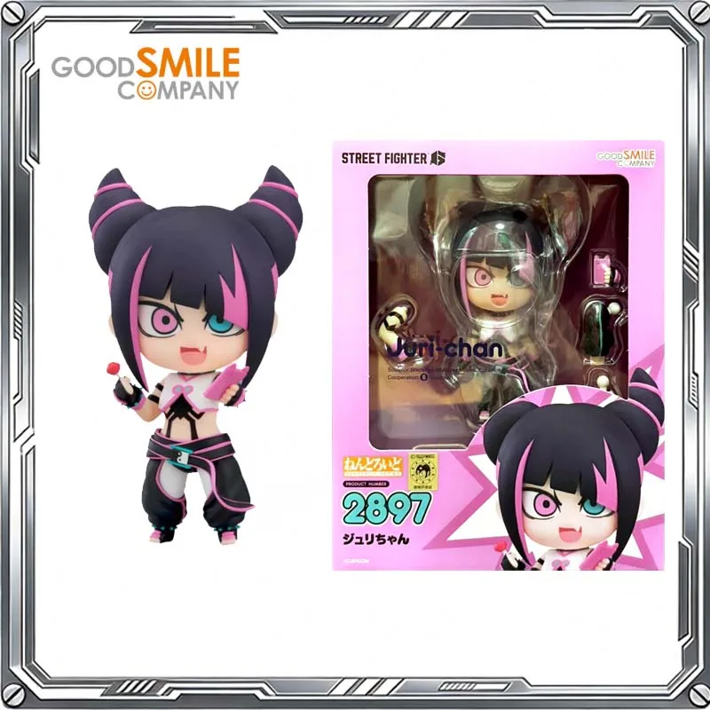 

Good Smile Original Nendoroid Street Fighter 6 Anime Juri-chan 2897 Action Figure Toys Boys Girls Gift Collectible Model