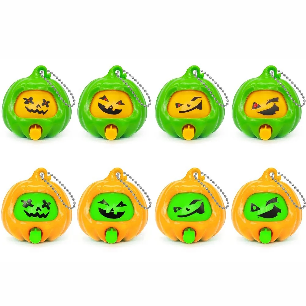 

Face Changing Design Pumpkin Face Changing Keychain Mini Size Colorful Pumpkin Face Changing Keyring Interactive Pumpkin Shape