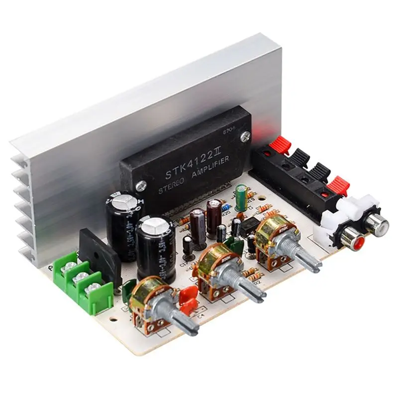 

AY14 -50W+50W Dual AC15-18V Stereo Audio Power Amplifier Board 2.0 Channel STK Thick Film Series Amplifier For DIY Speaker