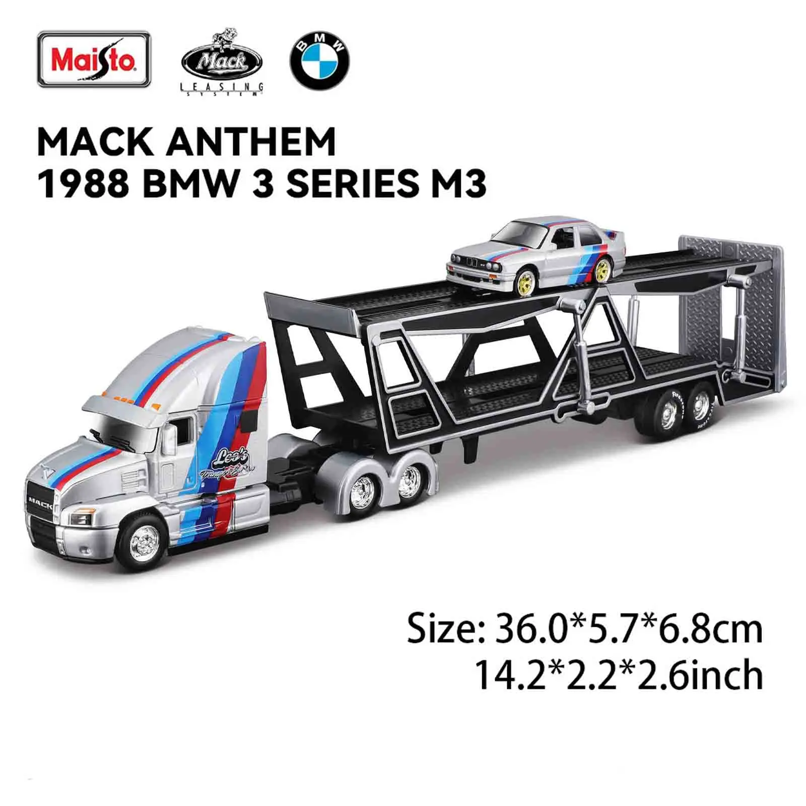 Maisto 1:64 International@ LoneStar® / Car Trailer Design elite transport die-cast precision model car Model collection gift