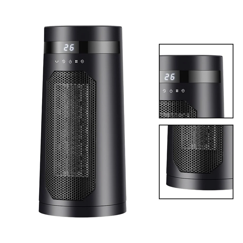 33*15*13cm Oscillating Electric Heater Oscillating Space Heater Heater Flame Retardant Material Tip Over for protection