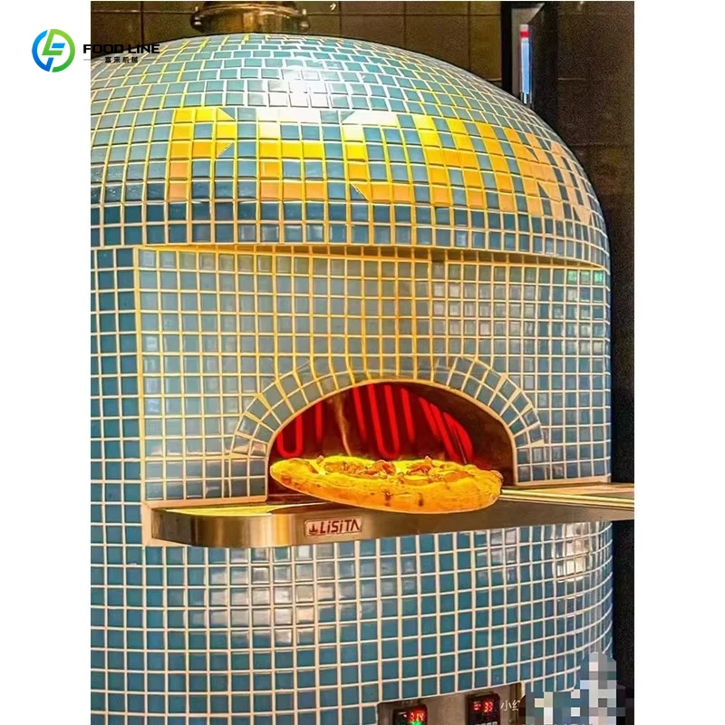 Customized Commercial Industrial Large Italian Dome Gaz Pizza Oven Charcoal Propane Gas Indoor Outdoor Naples Calcium Carbide