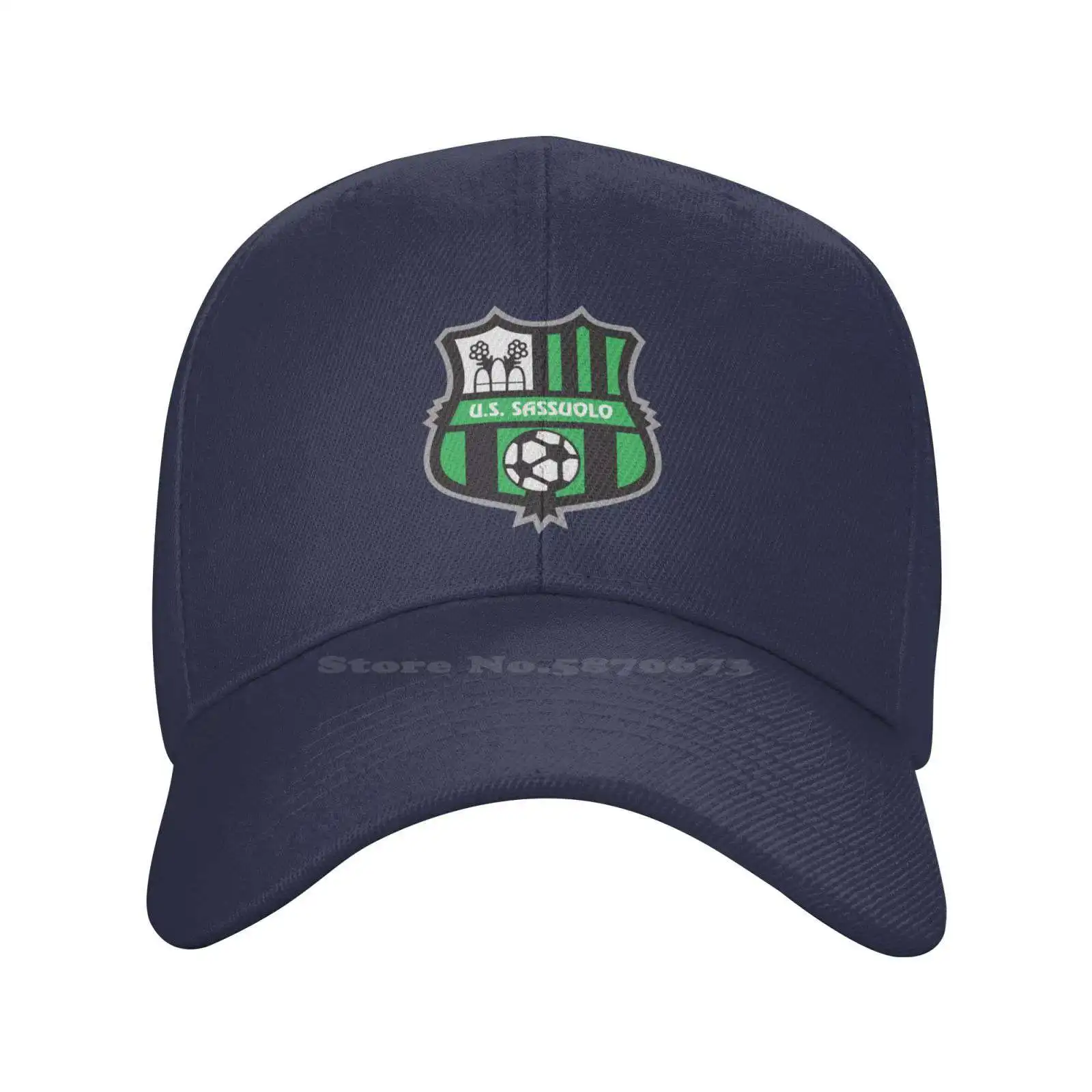 Sassuolo Logo Qualität Denim Cap Strick mütze Baseball mütze