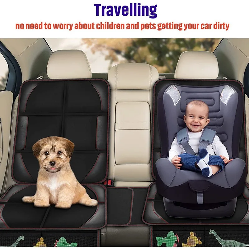 

Car Universal Safety Seat Protective Pad for Tesla Baby-Seat Anti-Slip Protector Pet Anti Dirt Kick Car Seat Covers Accessories