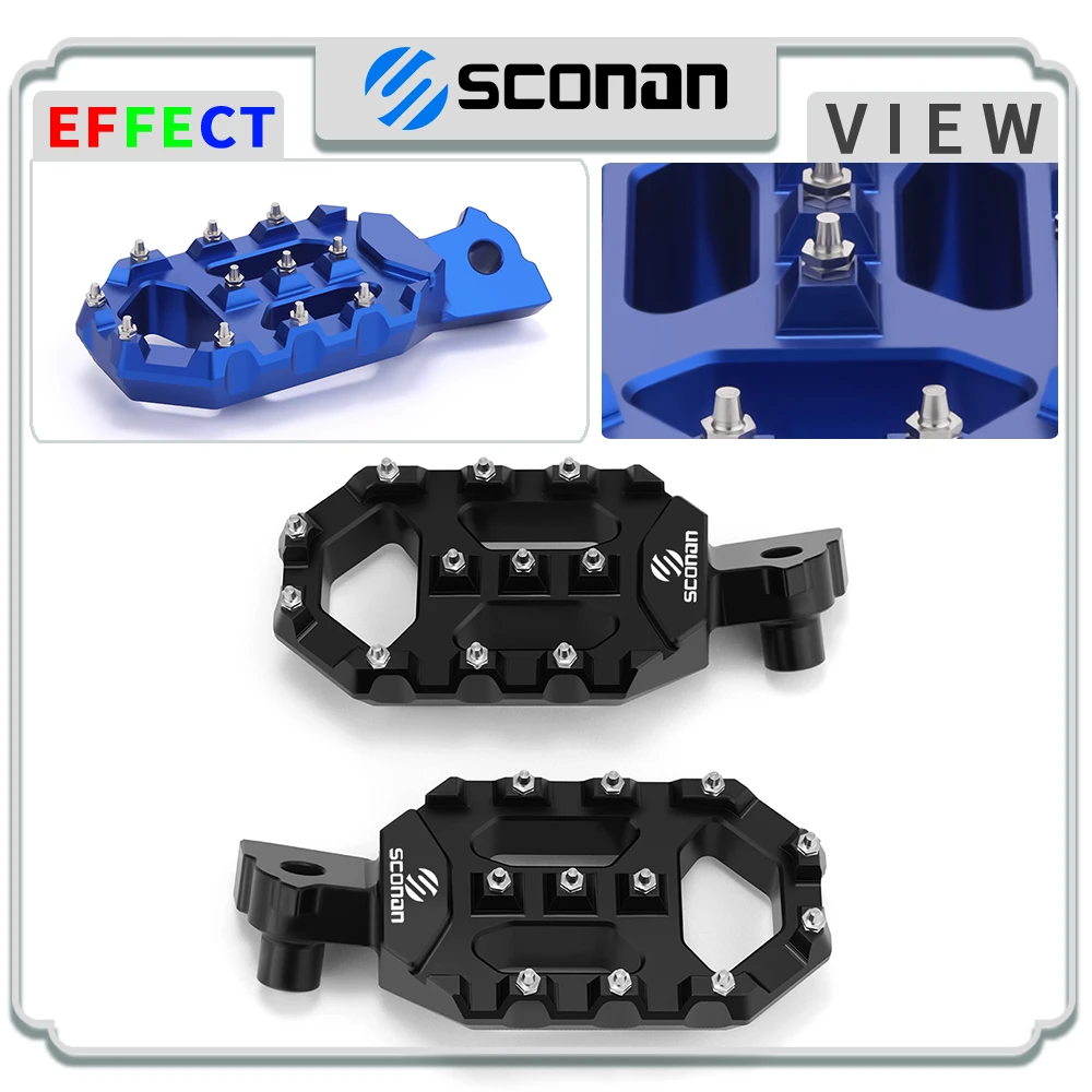 

For YZ65 YZ85 YZ125 X YZ250 X/F/FX YZ450 F/FX WR250F WR450F TENERE700 Foot Pegs Pedals FootRest Footpegs Motorcycle accessories