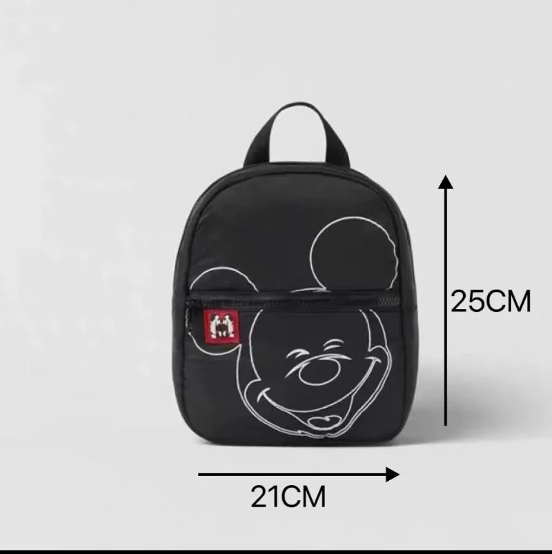 Children Bag Baby Cartoon Kindergarten School Bag Cute Mickey Mouse Printed Small Backpack Simple Style Bag