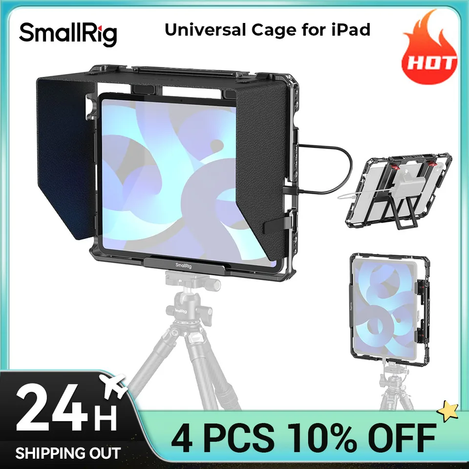 SmallRig Universal Metal Cage for iPad, Tripod Mount Adapter