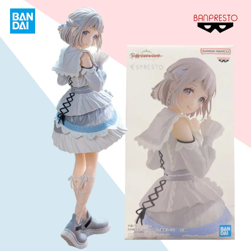 オリジナルバンダイバンプレストシリーズスクールアイドルマスター葛城リルジャ洗練された白アニメモデル装飾品コレクション玩具ギフト