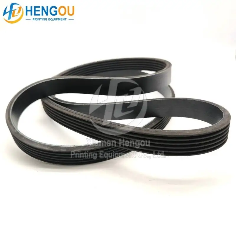 POLY-V BELT PL6 28.2 Black Roller Washing Machine Belt for printing machine parts high quality 2049mmx7mm