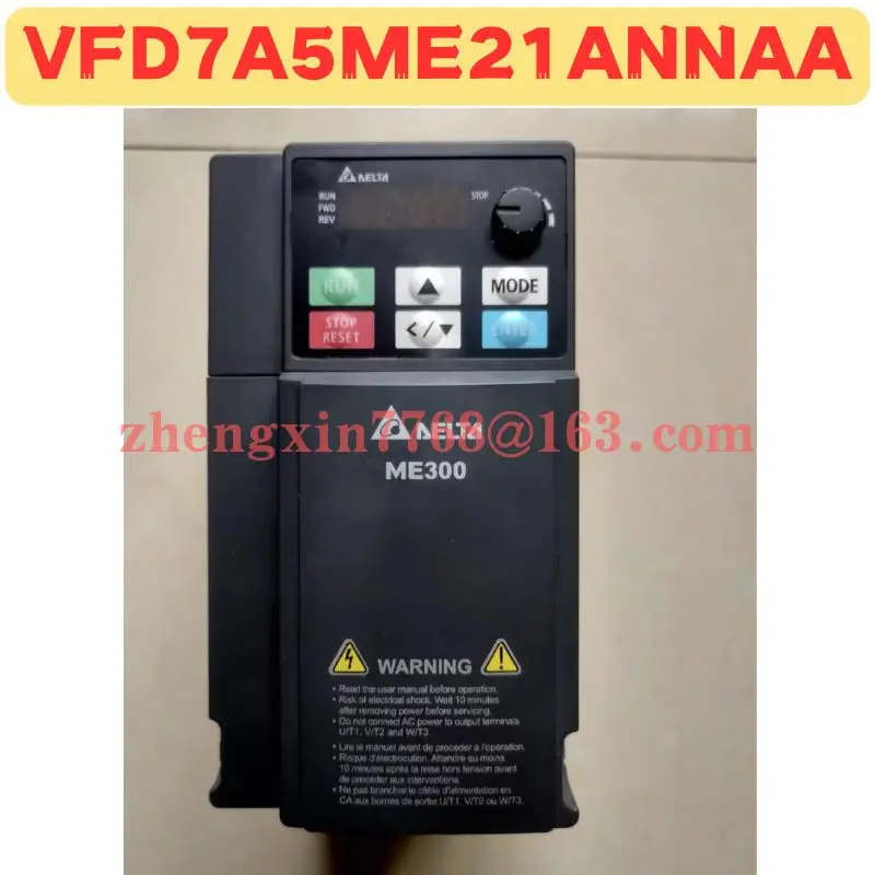 Fast Transportation Used Frequency Converter VFD7A5ME21ANNAA Normal Function Tested OK