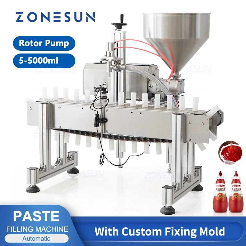 ZONESUN ZS-DTGT900CZ Automatic Soft Tube Filling Machine Paste Toothpaste Hand Cream Lotion Cosmetics Packaging Production