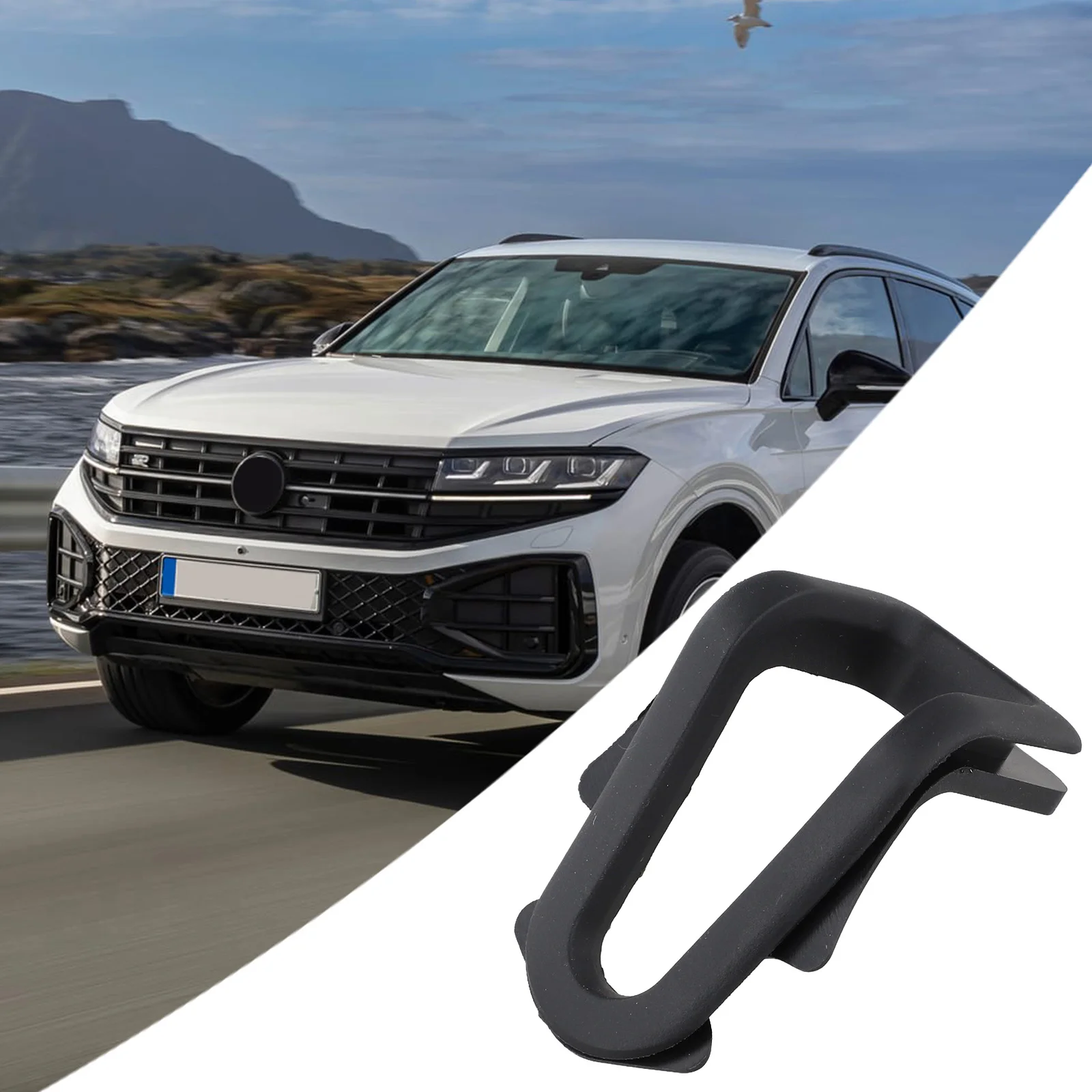 قفل باب السيارة وسادة قفل الباب امتصاص الصدمات المطاط 4M0837087 قفل الباب كتلة طوقا ل Q7 2016-2021 ل طوارق 2018-2025