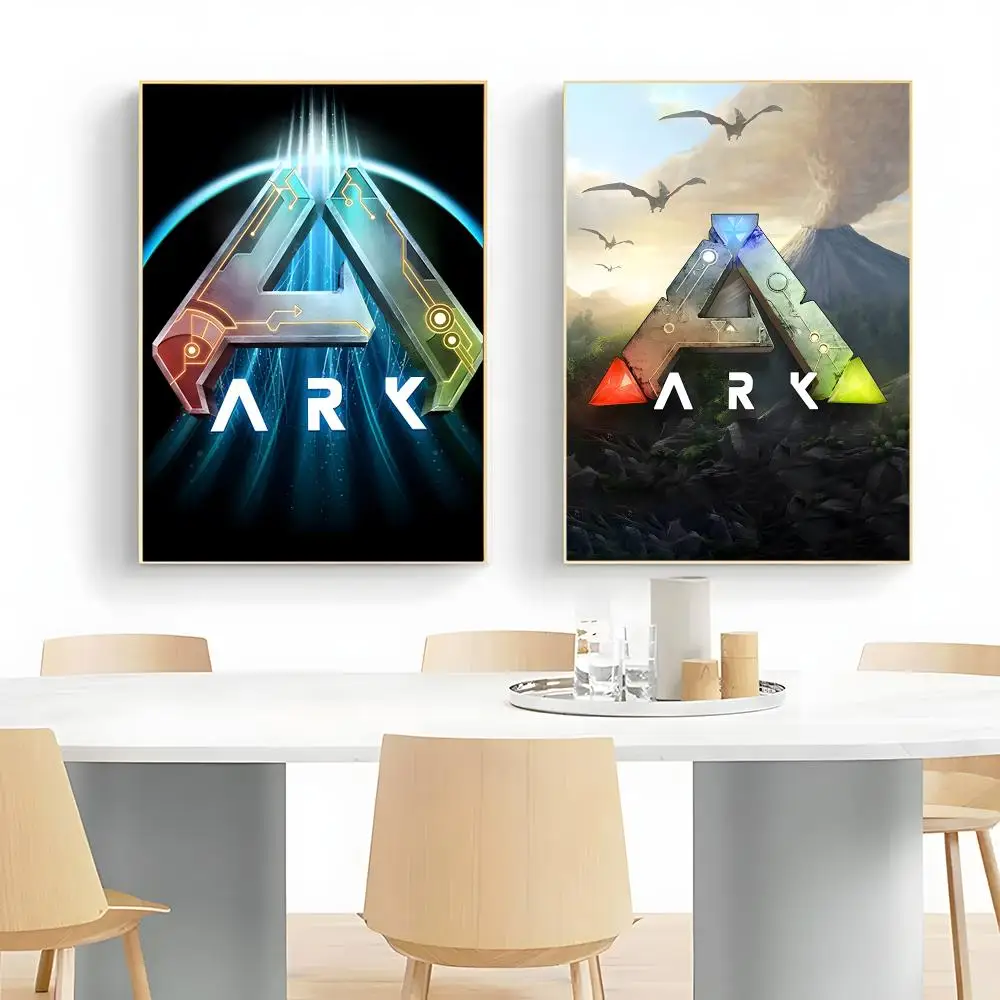 Survival Game A-Ark Survival Evolved Poster Wall Art Print Decorative Mural Home Decor Gift Unframed