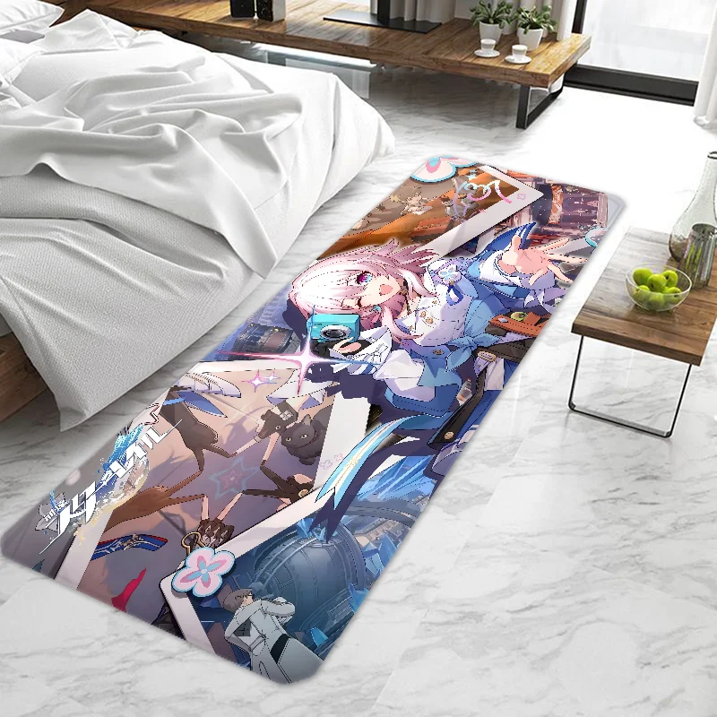 Top games Honkai Star Rails Entrance Doormat Non-slip Washable Kitchen Carpet Living Room Hallway Rugs Door Mats Bathroom Bath