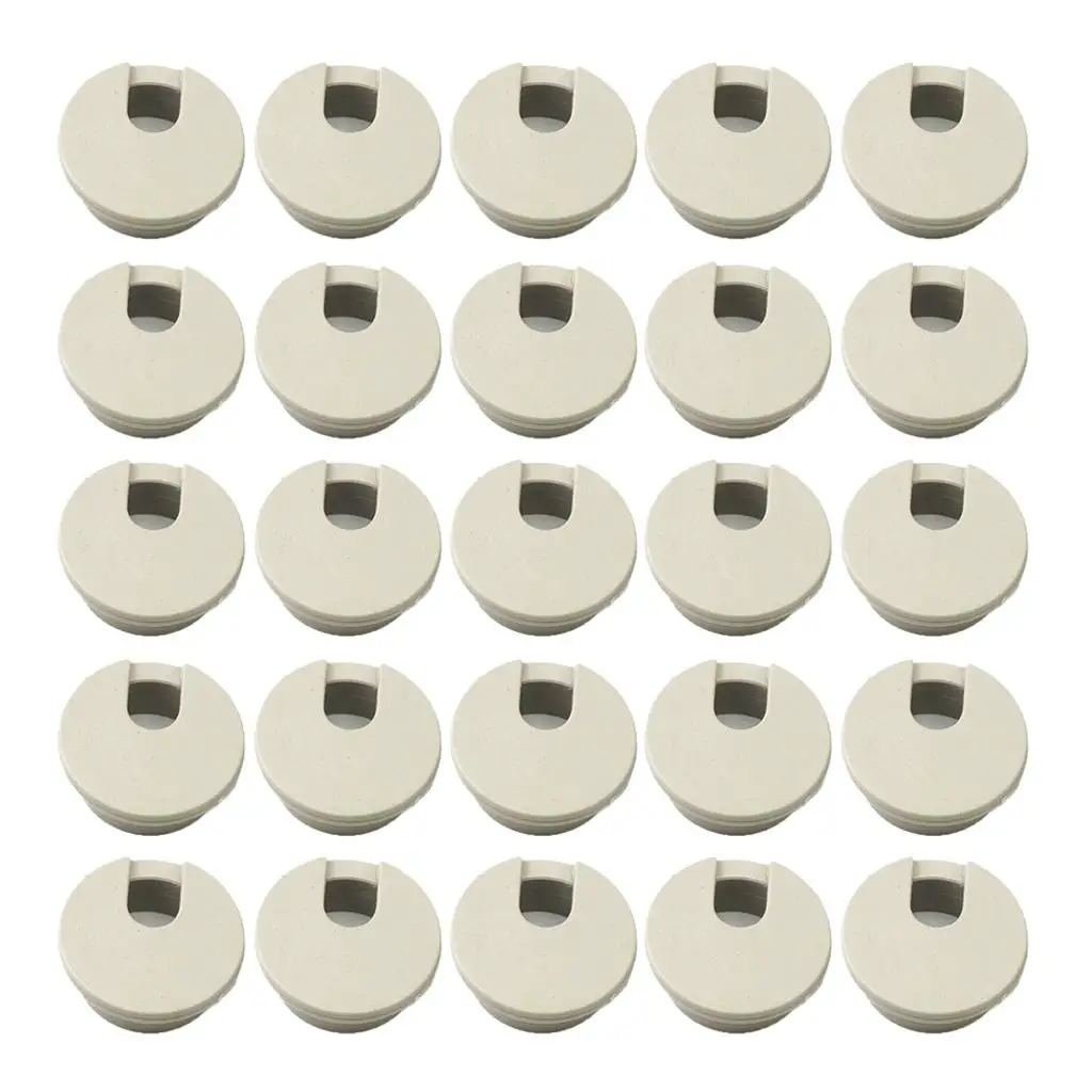 20Pcs Computer Desk Table Grommet Cable Port Wire Hole Cover 35mm 1.38''