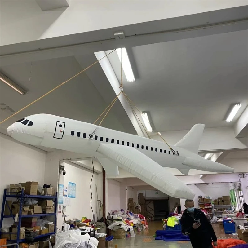 

Advertising giant inflatable plane model