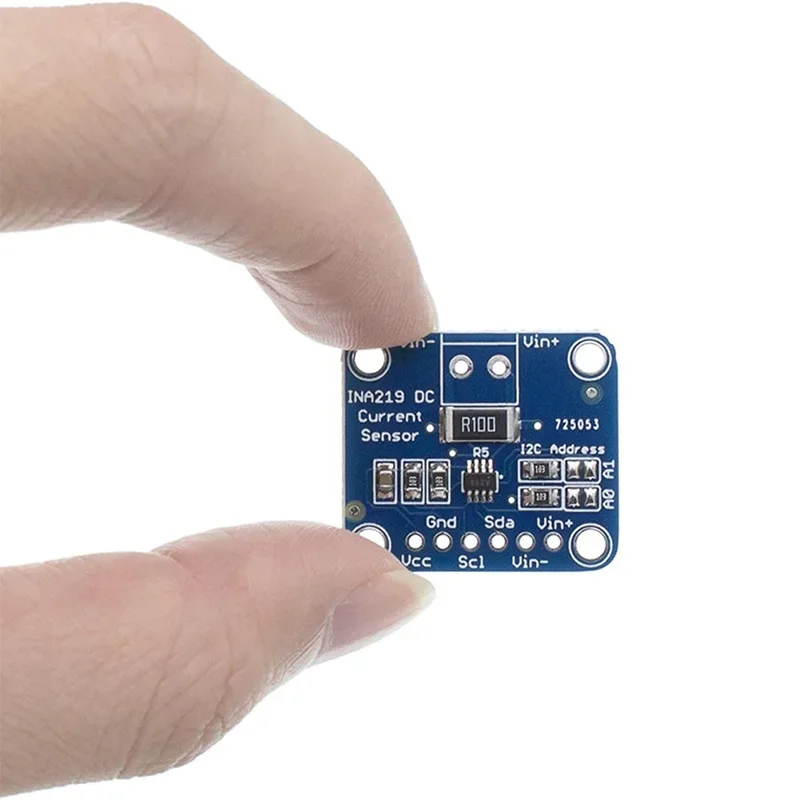 MCU-219 INA219 I2C Zero Drift Bi-directional Current Power Monitoring Sensor Module Sensor Breakout Monitoring Modules