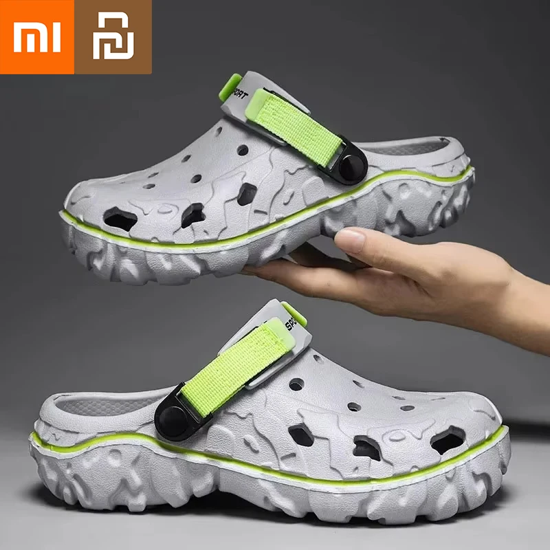 

Xiaomi Youpin Men Slippers Big Size Summer EVA Soft-soled Slides Sandals Indoor Outdoor Walking Beach Shoes Flip Flops Shoes