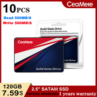 CeaMere SSD 5Pcs-10Pcs 120GB 240GB 480GB Hard drive disk 2.5 \