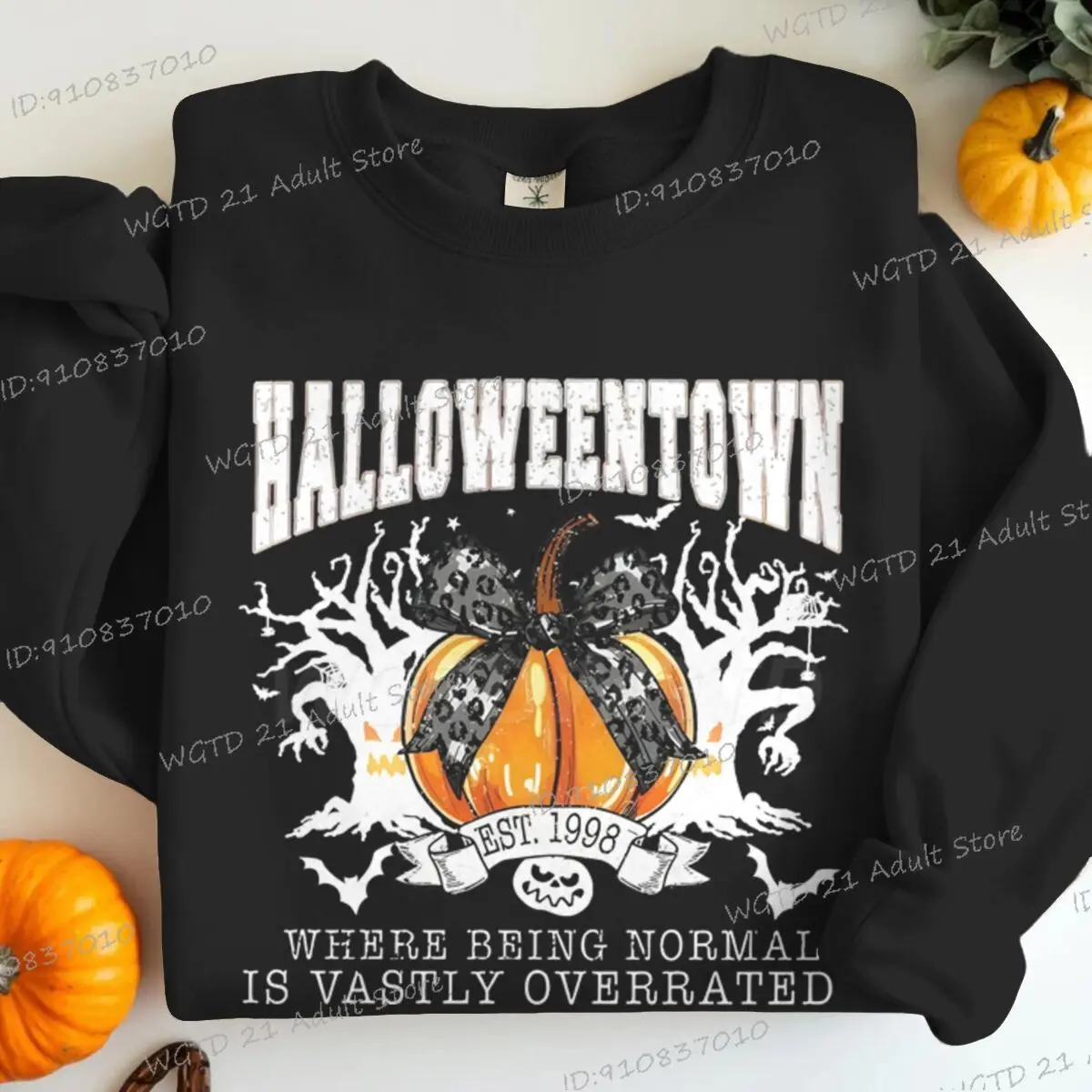 2025 zucca di halloween Coquette arco Abbigliamento da donna vintage spooky Stagione pullover Girocollo Donna Halloween Felpa regali