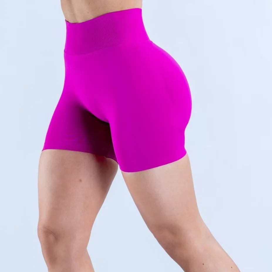 BLAZEMOVE Pantaloncini dinamici Palestra Fitness Allenamento Abbigliamento Pilates Pantaloncini sportivi Vita alta Senza cuciture Pantaloni in tre parti Pantaloncini da yoga