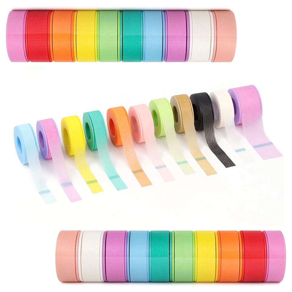 1/5/10 PCS Silicone Gel Tape for Lash Extensions Sensitive Skin Multi Use Non-Woven Breathable Under Eye Pad Patches Makeup Tool