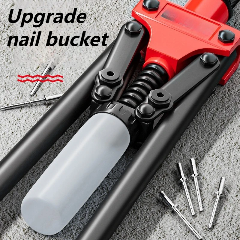 Heavy Duty Riveter Guns Set  Alloy Steel Manual Riveting Gun Industrial Labor Saving Rivet Gun Tool Portable Hand Tools Kit