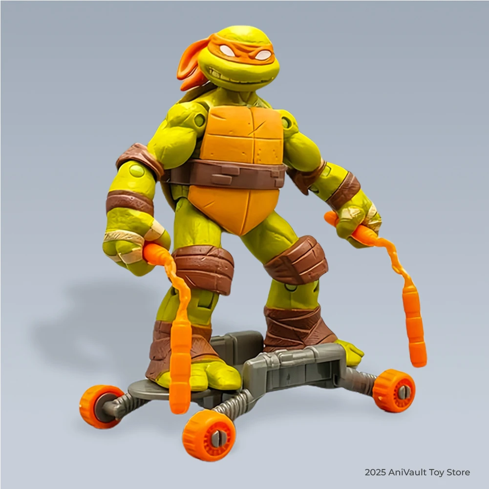 

Classic TMNT Ninja Turtle Articulated Action Figure Anime Figure Leonardo Raphael Michelangelo Donatello model toys Ct Toys