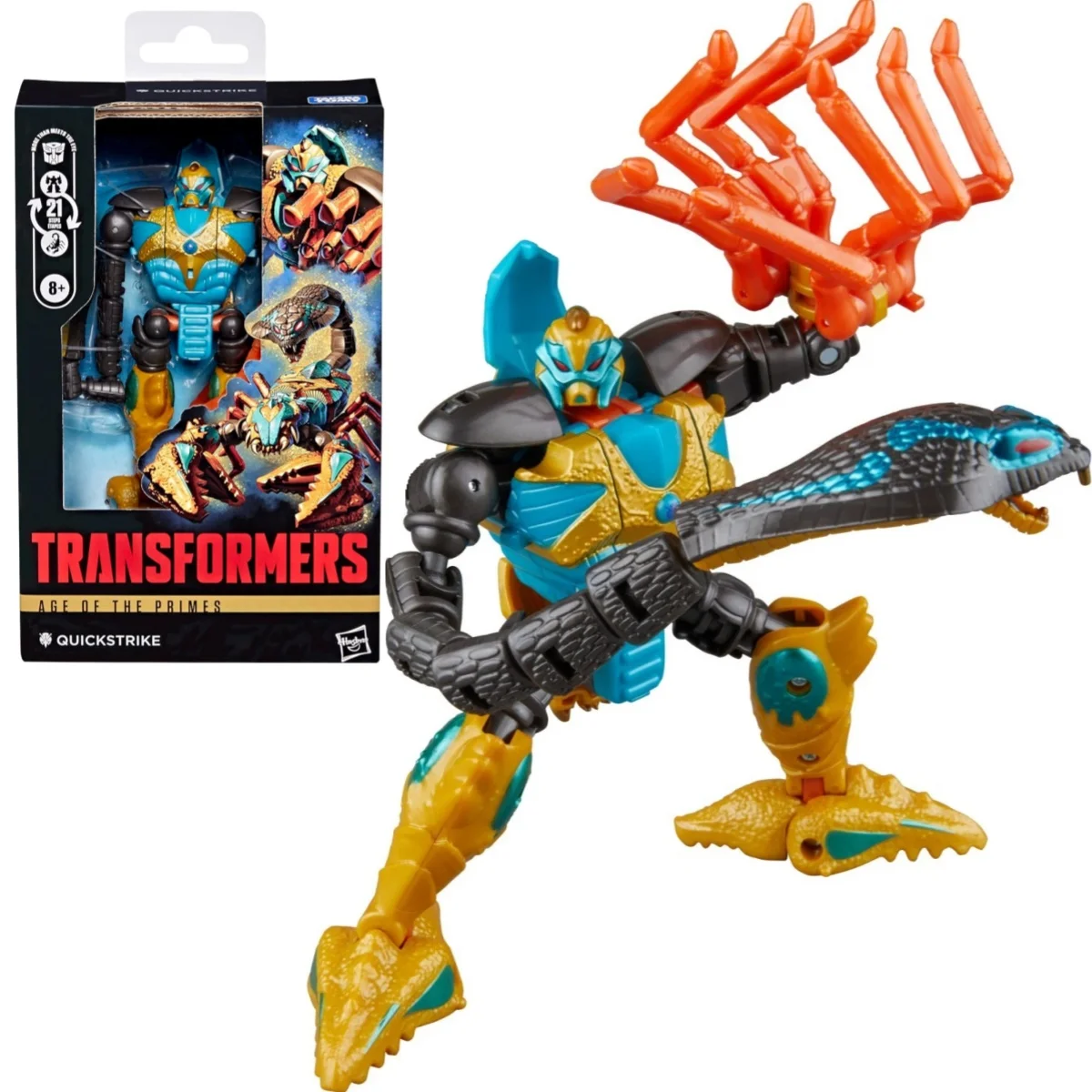 Transformers Toys Age of The Primes Quickstrike 5,5-inch Deluxe Class Converting Action Figure Robot Toy Gift