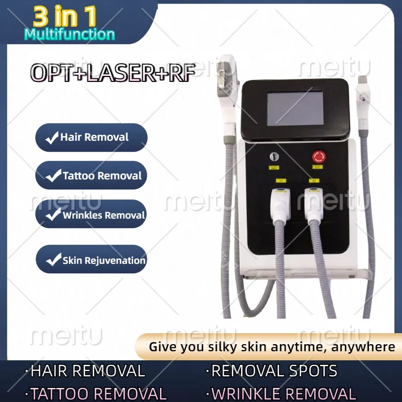 3 in 1 Diode Laser OPT IPL Hair Removal Machine Portable Picosecond Laser Remove Tattoo Professional Beauty Device Hair Remove