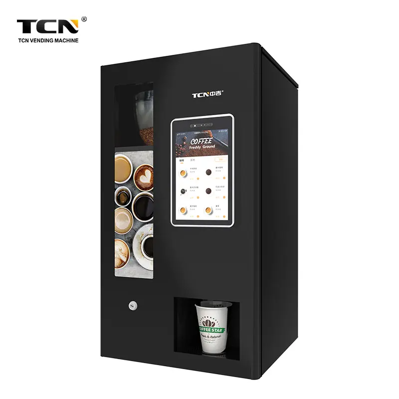 TCN Convenient Hot Bean To Cup Coffee Vendor Instant Desktop Coffee Vending Machine