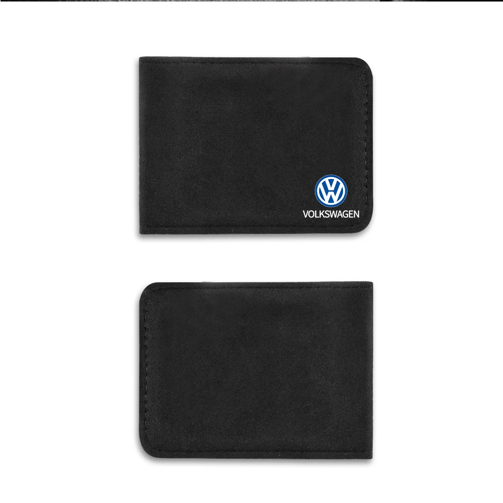 1pc Black/red Car Wallet Driver License Bag ID Passport Card Package For VW Jetta Golf Beetle CC EOS GTI R32 MK4 golf 8 GTD polo