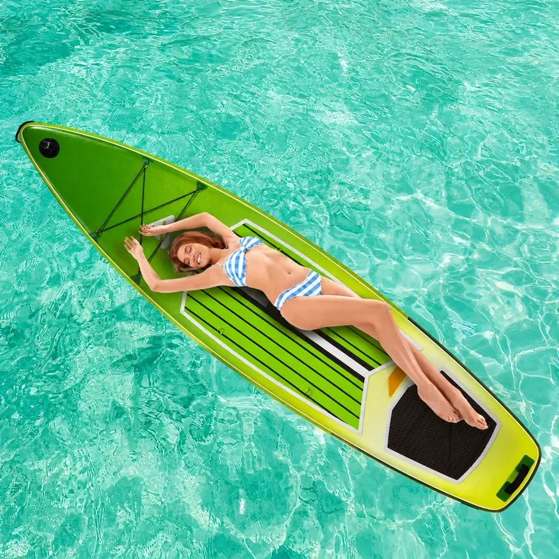 New Inflatable SUP Paddle Board Gradient Color Design Stand Up Paddleboard Surfing Board for Water Sports Direct Sales