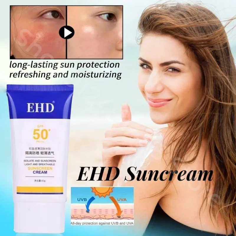 

EHD Facial Brightening Sunscreen with 50 Times UV Protection Isolation Waterproof Sweat-proof Refreshing Outdoor Sun Protection