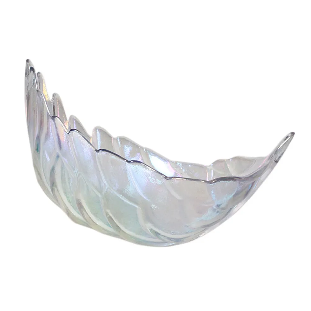 

Стеклянная салатница неправильной формы в скандинавском стиле, многофункциональная чаша для фруктов, десертов и салатов для дома и вечеринок