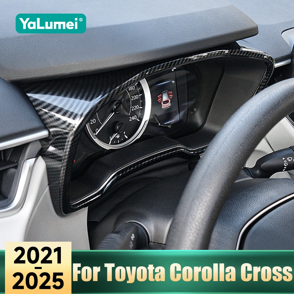 Für Toyota Corolla Cross XG10 2021 2022 2023 2024 2025 Hybrid ABS Armaturenbrett-Instrumentenanzeige Tachometer-Zierblende