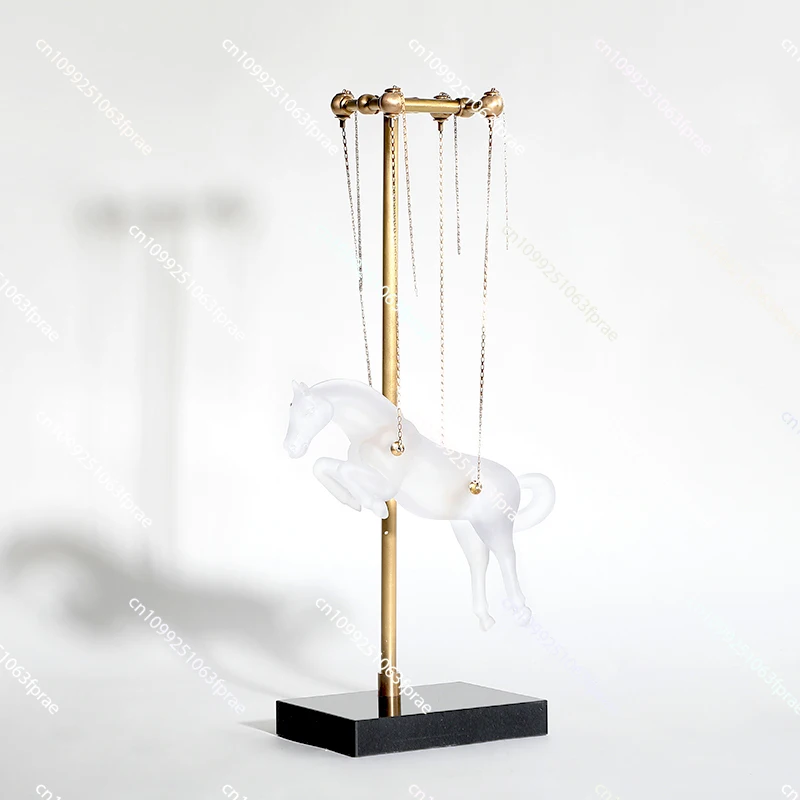 

Modern home decoration accessories ornaments home decoration luxury horse sculpture art deco home decoration