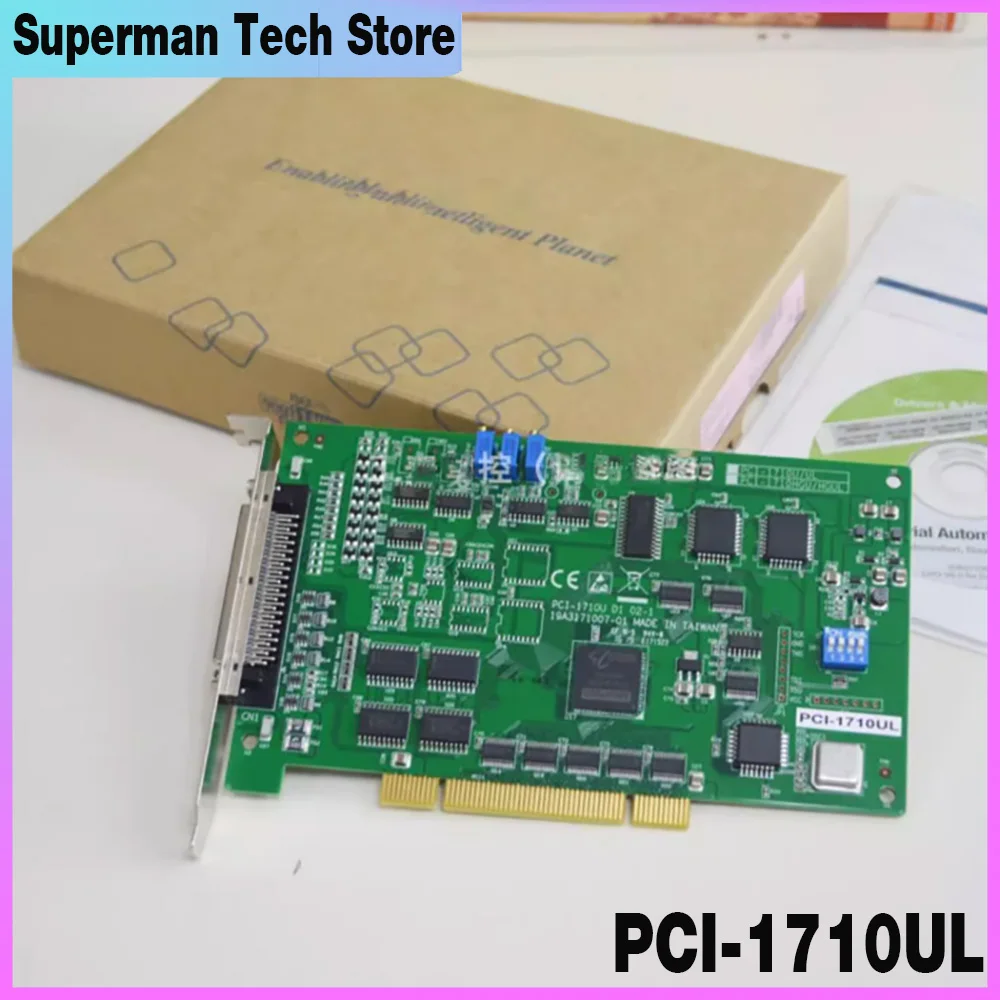 

For Advantech Original Analog Input/Output Card Multi functional Data Acquisition IO Card PCI-1710UL